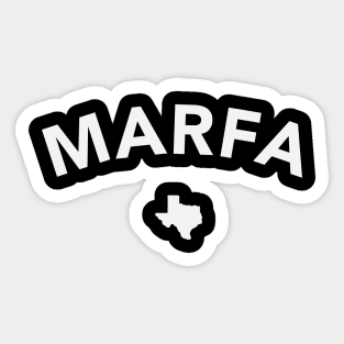 Marfa TX Sticker